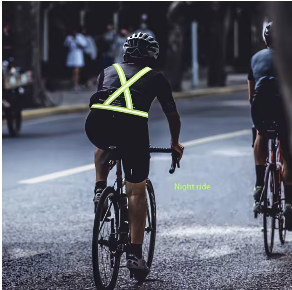 GlowGuard reflecterend veiligheidsvest - lifestyle fietser