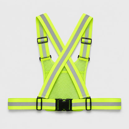 GlowGuard reflecterend veiligheidsvest - flatlay groen