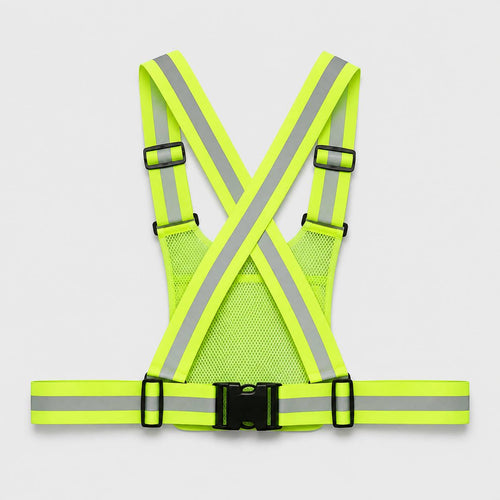 GlowGuard reflecterend veiligheidsvest - flatlay groen