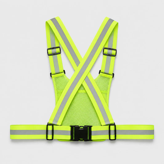 GlowGuard reflecterend veiligheidsvest - flatlay groen