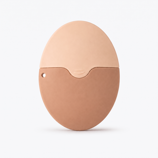 SunVelour Zonnecrème Applicator, catalogusfoto op witte achtergrond