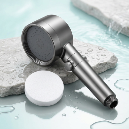 HydroPuur handdouche met los vervangbaar wit filterelement