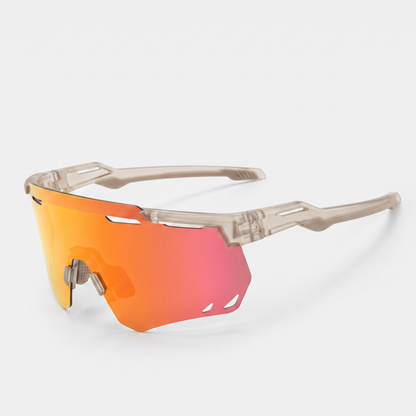 SOLSTRIDE sportbril - Zand Transparant